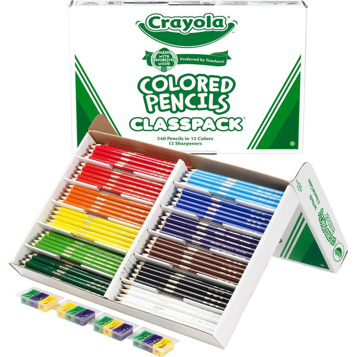 Crayola Colored Pencil Classpack in 12 Colors