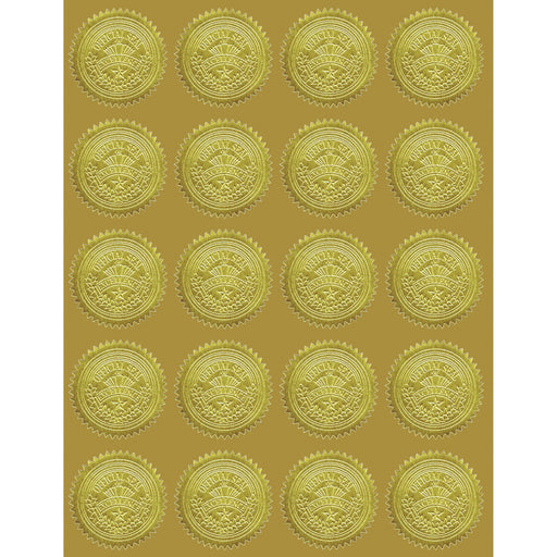 Geographics Gold Embossed Seals