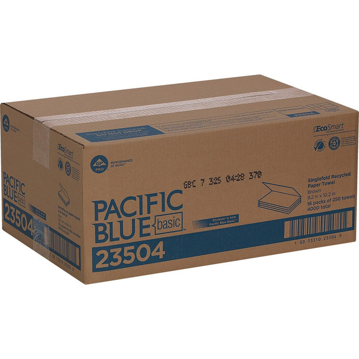 Pacific Blue Basic S-Fold Recycled Paper Towels