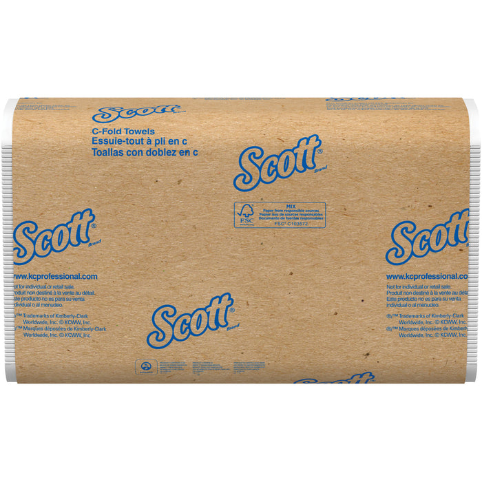 Scott Essential C Fold Paper Towels with Fast-Drying Absorbency Pockets