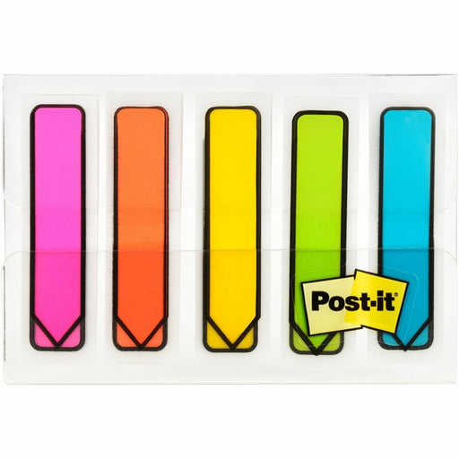 Post-it® Arrow Flags in On-the-Go Dispenser - Bright Colors