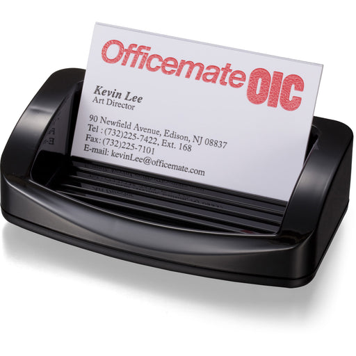Officemate 2200 Series Business Card/Clip Holder
