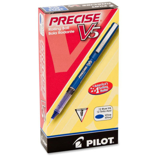 Pilot Precise V5 Extra-Fine Premium Capped Rolling Ball Pens