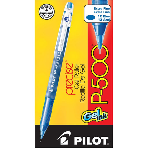 Pilot Precise P-500 Precision Point Extra-Fine Capped Gel Rolling Ball Pens