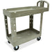 Rubbermaid Commercial Two Shelf Service Cart
