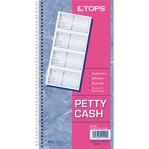 TOPS Duplicate Petty Cash Book