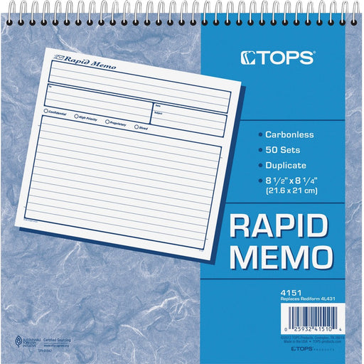 TOPS Rapid Memo Book