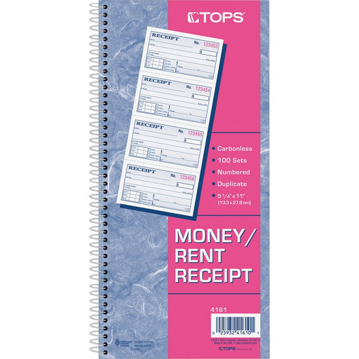 TOPS Carbonless 2-part Money Receipt Book