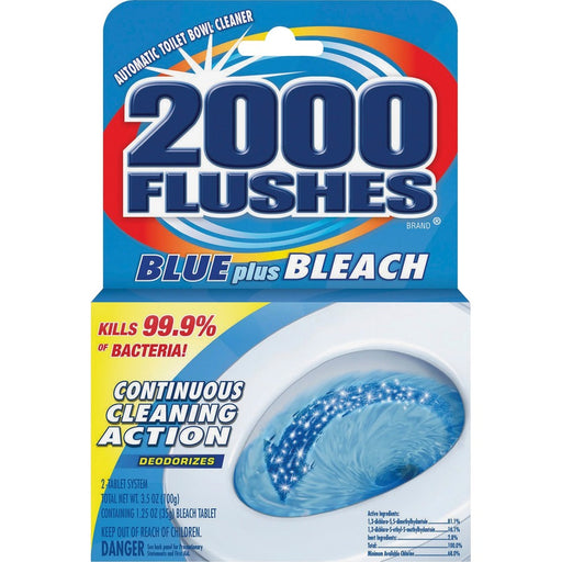 WD-40 2000 Flushes Blue/Bleach Bowl Cleaner Tablets