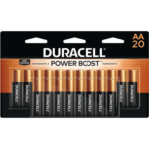 Duracell Coppertop Alkaline AA Battery 20-Packs