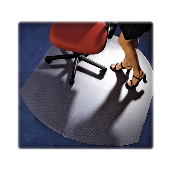 Floortex Cleartex Ultimat Low/Medium Pile Carpet Polycarbonate Contoured Chair Mat