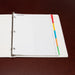 Business Source A-Z Tab Table of Contents Index Dividers