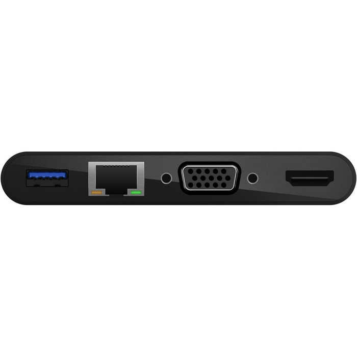 Belkin USB-C Multiport Adapter, USB-C to HDMI - USB A 3.0 - VGA, up to 100W Power Delivery, up 4k Resolution