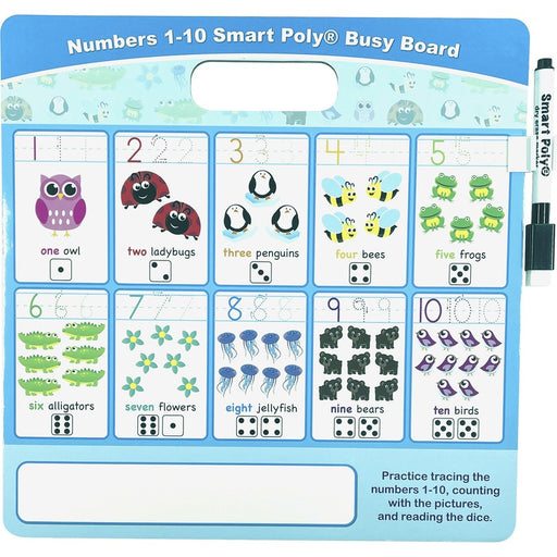 Ashley Numbers 1 - 10 Smart Poly Busy Board