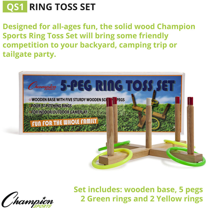 Champion Sports Ring Toss Set