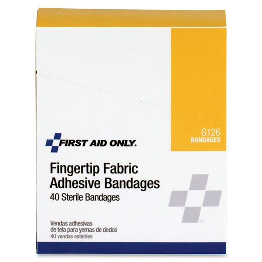 First Aid Only Fingertip Fabric Adhesive Bandages