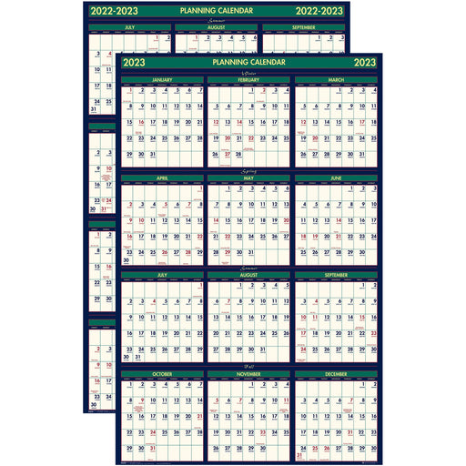 House of Doolittle Eco-friendly 18 Month Laminated Wall Calendar