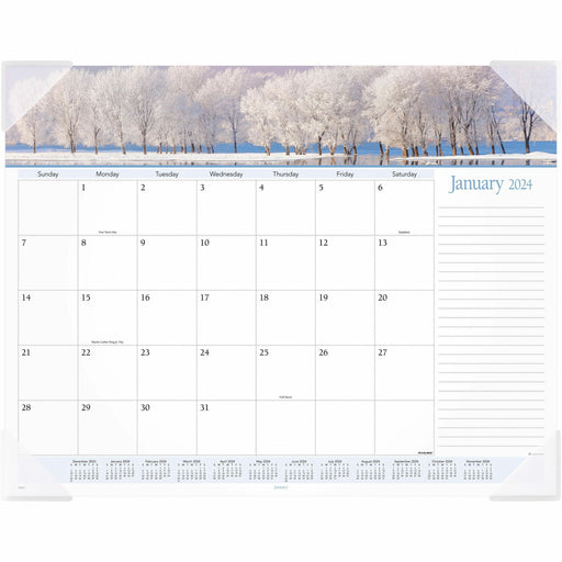 At-A-Glance Panoramic Landscape Monthly Desk Pad