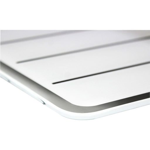 Floortex Viztex Dry-erase Magnetic Glass Whiteboard - Polar White