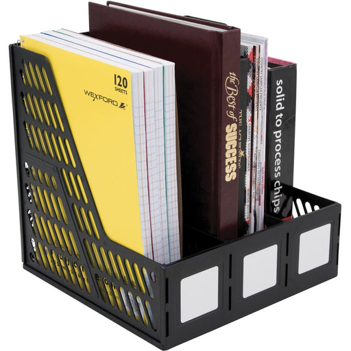 Advantus 3-compartment Magazine/Literature File