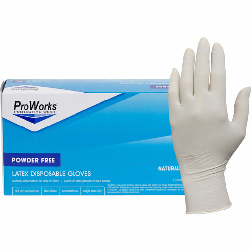 ProWorks Latex Disposable General-Purpose Gloves