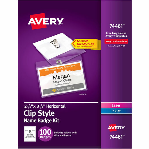 Avery® Clip-Style Name Badges