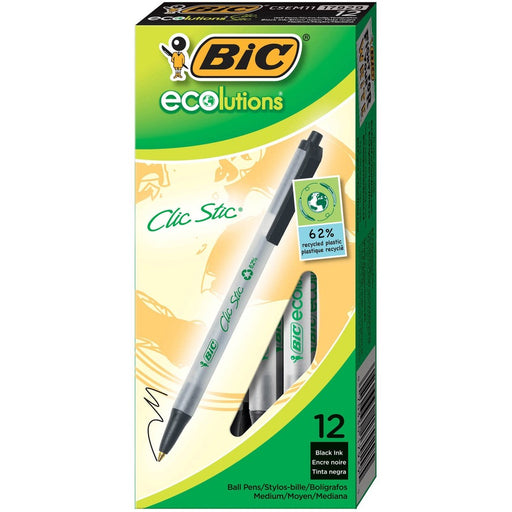 BIC Clic Stic Retractable Ball Pens