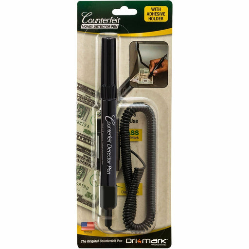 Dri Mark Smart-money Counterfeit Bill Detector Pen with Coil and Clip