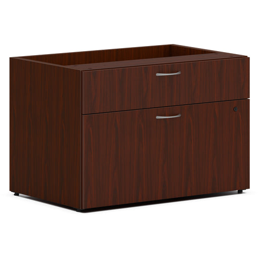 HON Mod Low Personal Credenza | 2 Drawers | 30"W | Traditional Mahogany Finish
