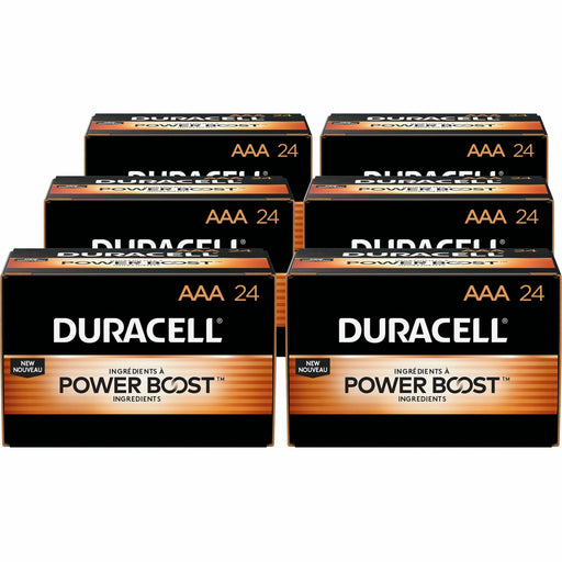 Duracell Coppertop Alkaline AAA Battery Boxes of 24