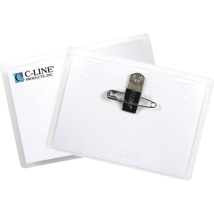 C-Line Clip/Pin Combo Style Name Badges