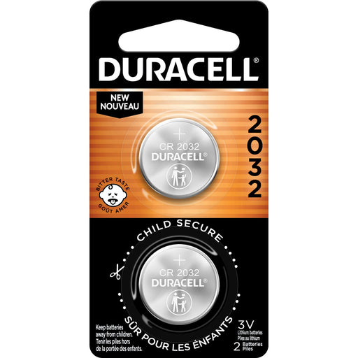 Duracell 2032 Lithium Button Cell Battery 2-Packs