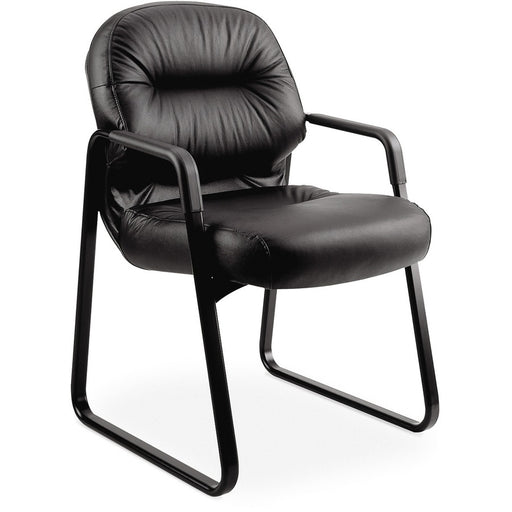 HON Pillow-Soft Guest Chair, Leather