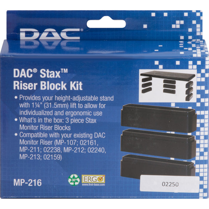 DAC Stax Monitor Riser Blocks