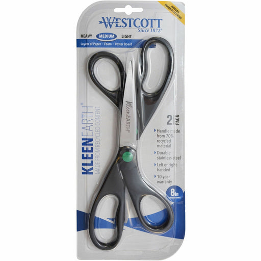 Westcott KleenEarth Hard Handle Scissors