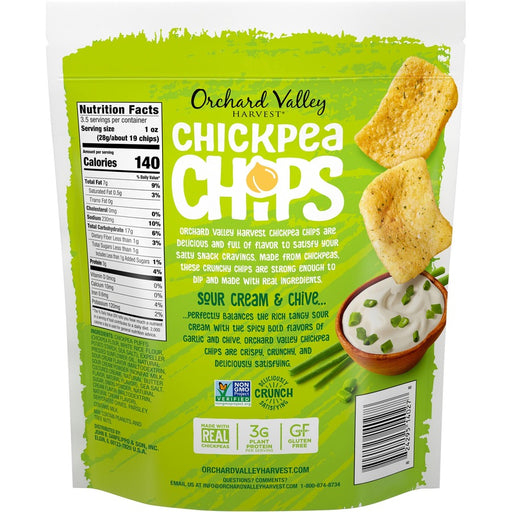 Orchard Valley Harvest Sour Cream and Chive Chickpea Chips