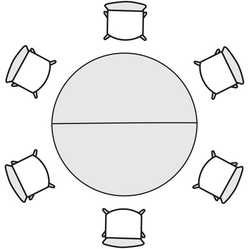 HON Build Series Half-round Tabletop