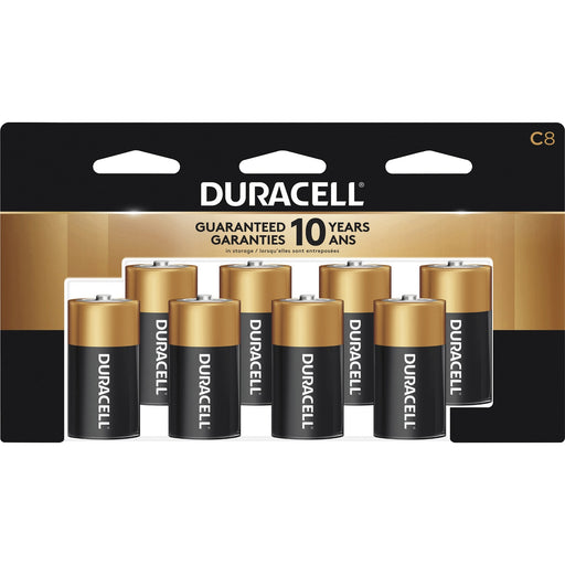 Duracell Coppertop Alkaline C Battery 8-Packs