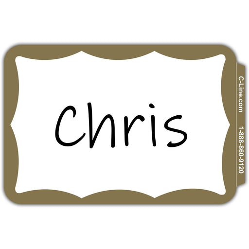C-Line Self-Adhesive Name Tags