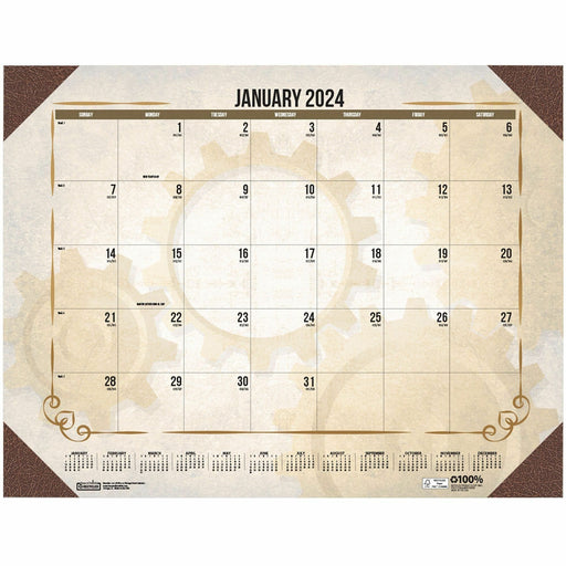 House of Doolittle Vintage Monthly Desk Pad Calendar