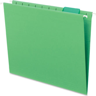 Smead Colored 1/5 Tab Cut Letter Recycled Hanging Folder