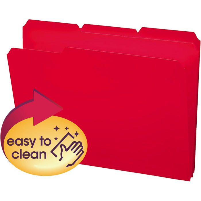 Smead 1/3 Tab Cut Letter Top Tab File Folder