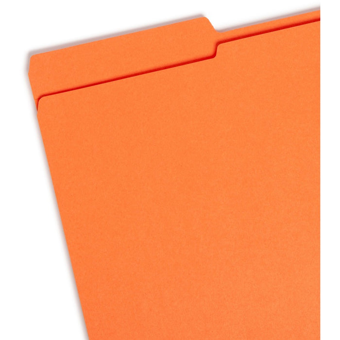 Smead Colored 1/3 Tab Cut Legal Recycled Top Tab File Folder