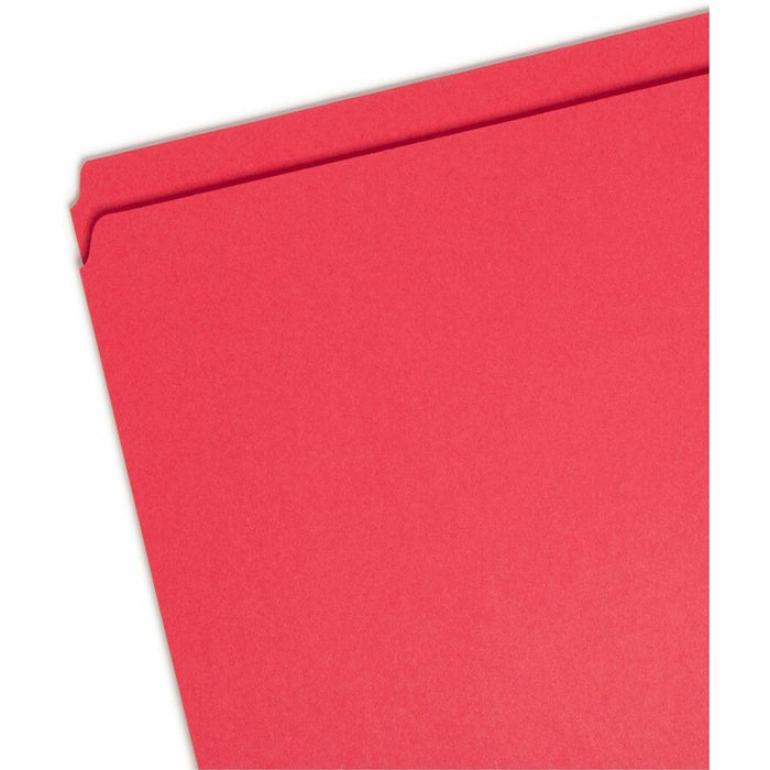 Smead Colored Straight Tab Cut Letter Recycled Top Tab File Folder