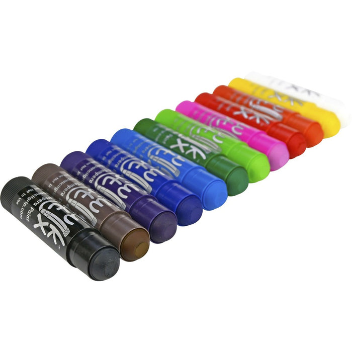 The Pencil Grip Kwik Stix 12-color Solid Tempera Paint