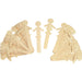 Creativity Street People Shaped Wood Craft Sticks