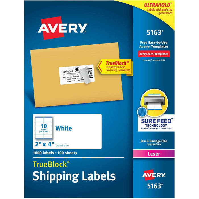 Avery® Easy Peel White Shipping Labels