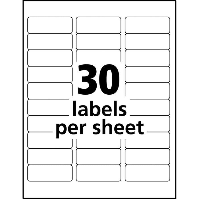 Avery® Matte Clear Address Labels - Sure Feed Technology