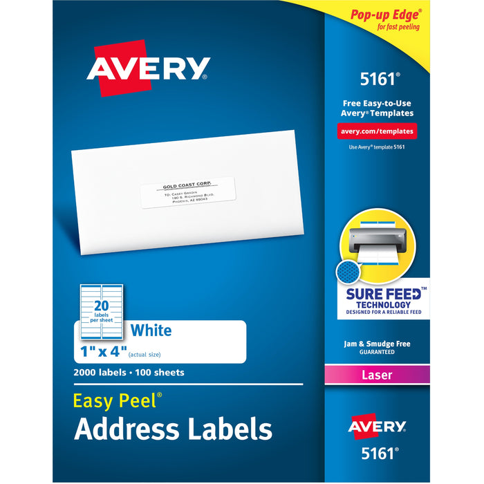 Avery® Easy Peel® Address Labels with Sure Feed™ Technology