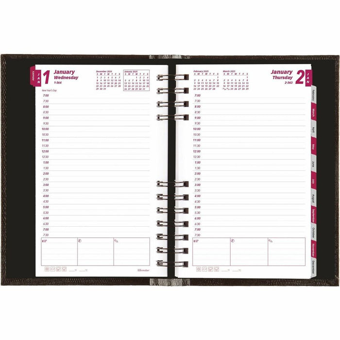 Brownline CoilPro Hard Cover Daily Appointment Book / Monthly Planner